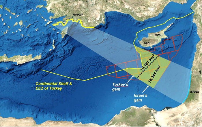 Αποκάλυψη: Η Τουρκία “ανακάλυψε” κοινά θαλάσσια σύνορα με το Ισραήλ